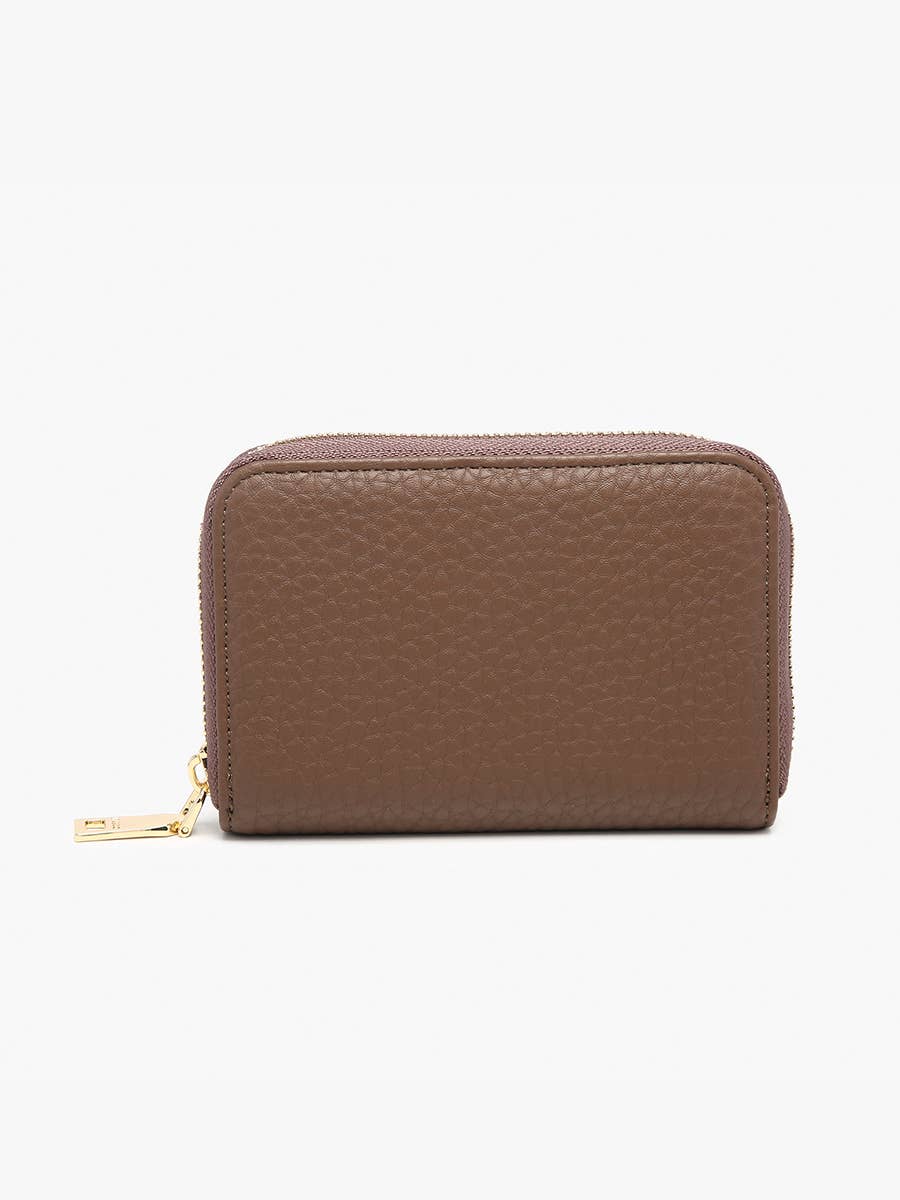 Alessia Zip-Around Wallet: Chocolate