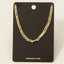 Double Chain Layered Necklace: G