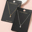 Dainty Teardrop Bezel Cz Pendant Necklace: GOLD