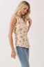 Floral Ribbed Tank Top