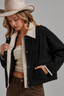 VINTAGE OXFORD CANVAS TWILL JACKET: TAUPE/BROWN
