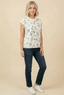 Floral Sleeveless Knit Top