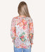 Flower Patch Smocked Neckline Flowy Blouse - Garden