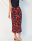 Hearts On Fire Bias Cut Skirt - Black