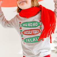 Ho ho ho Merry Vibes Fa La La Toddler Christmas Shirt, Toddler Christmas Shirt, Kids Christmas Shirt, Holly Jolly, Christmas, Skateboard