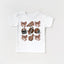 Cheer Football and Bows Tee