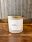 Hello Pumpkin Frosted Candle