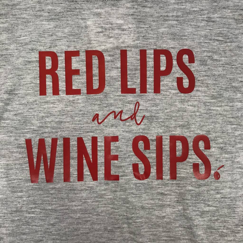 Red Lips & Wine Sips