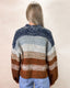 Multi Color Stripe Sweater Cardigan