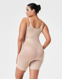 SPANX Invisible Shaping Mid-Thigh Bodysuit - Champagne Beige