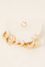 Metallic Rounded Hinge Hoop Earrings Set