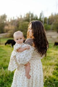 Katherine Dress - Yellow Floral