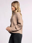 Lana Sweater - Heather Mocha