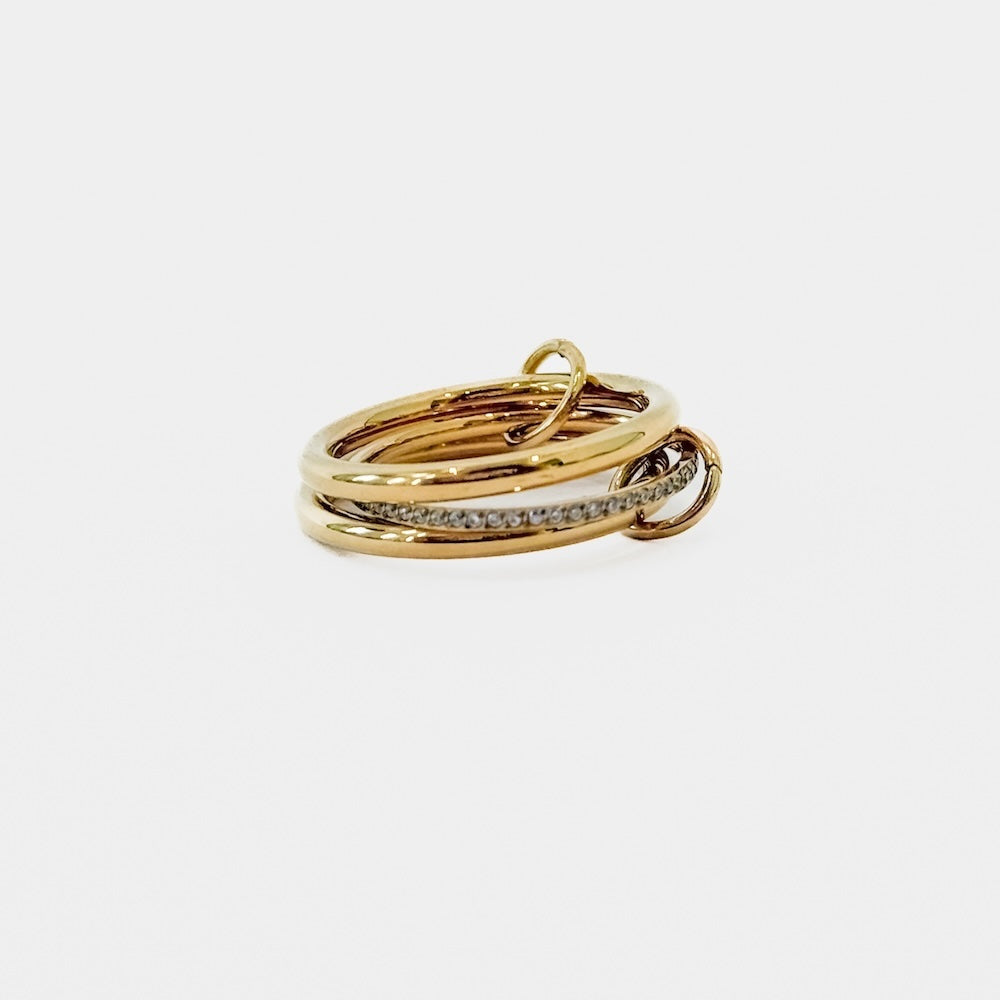 Layered In Diamonds Ring - WATERPROOF