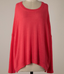 Lightweight Cable Knit Sweater - Coral