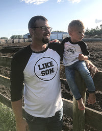 Like Son Baseball Tee