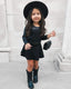 Livee Long Sleeve Leotard - Time-to-Shine Onyx