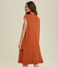 Maxi Button Up Cardigan - Brick