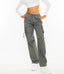 Michelle High Rise Cargo Pant - Olive