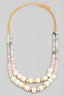 Mixed Wooden Beaded Necklace