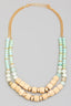 Mixed Wooden Beaded Necklace