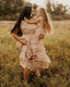 Nellie Ruffle Maxi Dress - Champagne