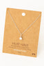 Dainty Gem Drop Necklace