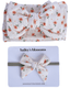Nylon Bow - Orange Floral