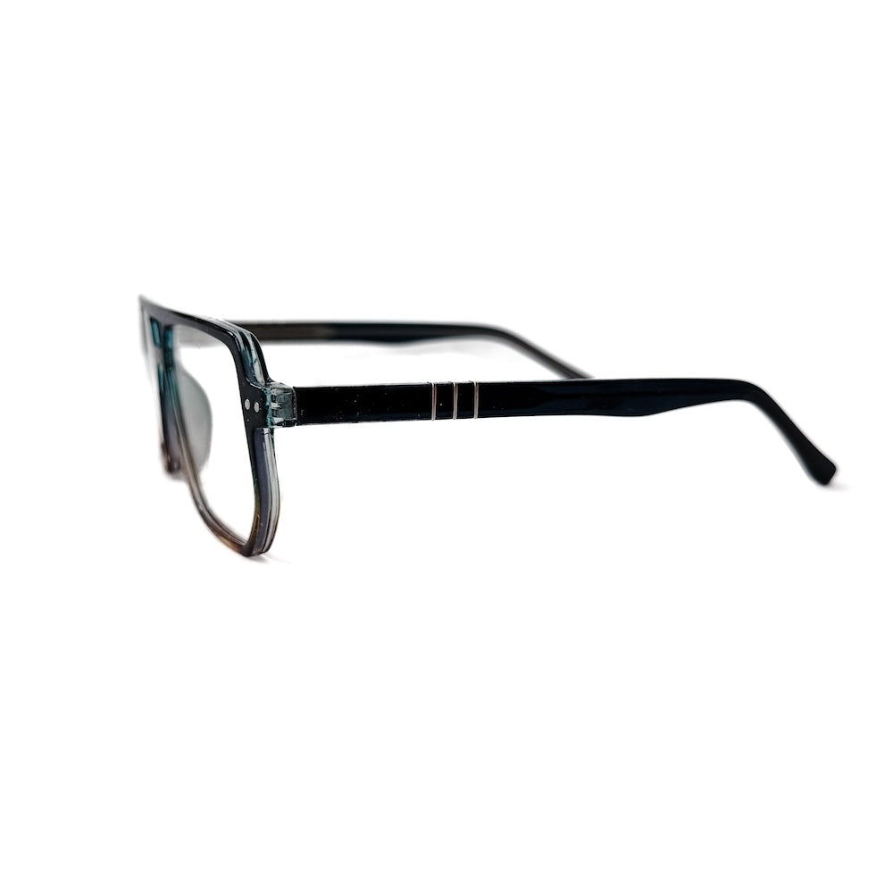 Oversized Square Aviator Blue Light Glasses
