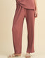 Pleated Elastic Waist Pants - Sienna