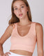 Plunge V-Neck Crop Top