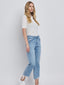 Poppy Fray Hem Straight Jean