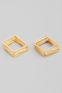 Thin Stackable Square Rings