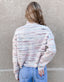 Space Dye Stripe High Neck Sweater - Multi
