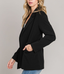 Relaxed Open Suit Jacket - Black