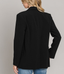 Relaxed Open Suit Jacket - Black