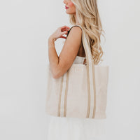 Ruby Raffia Tote Bag