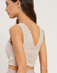 Scalloped Edge Padded Bralette - Nude
