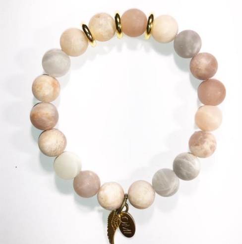 Into The Sunset Matte Sunstone Gold Spacers