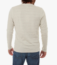 Harper Long Sleeve Henley - Oatmeal