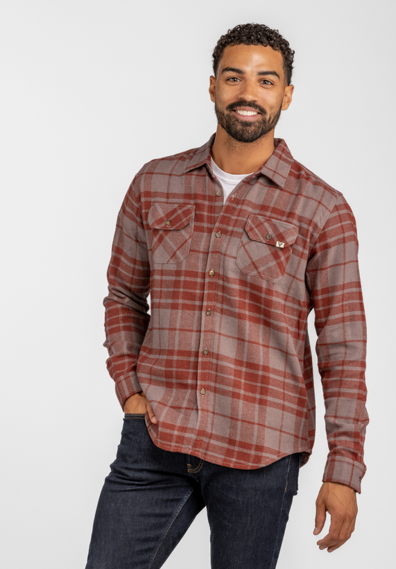 Mason Flannel - Mahogany Falcon