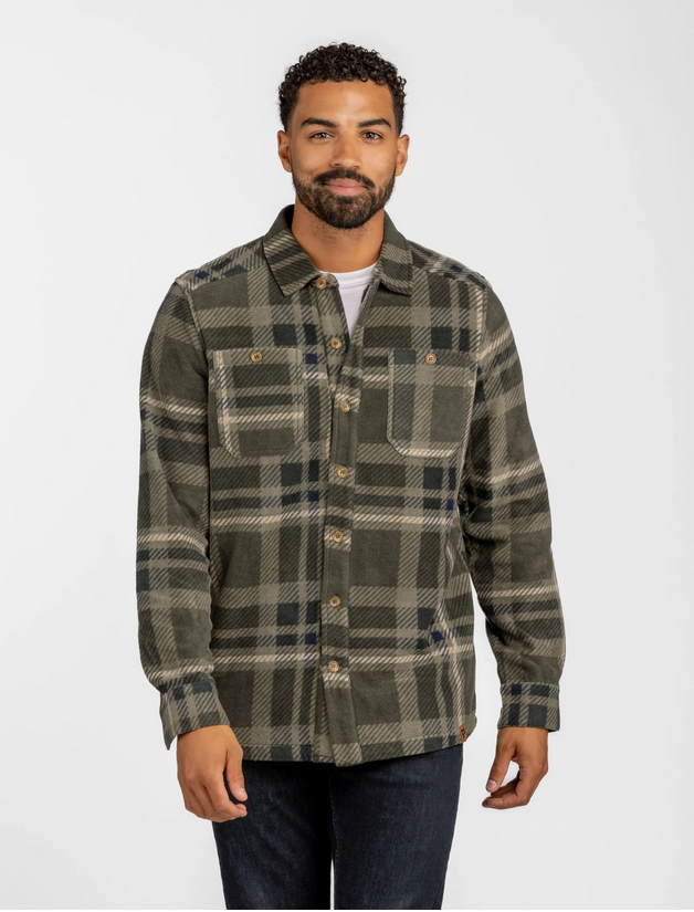 Spectral Shirt Jacket - Tea Leaf