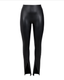 Leather-like Front Slit