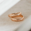 Floral Band Stacking Ring - 14k Gold Fill