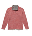 Fresno 1/4 Zip Performance Pullover - Faded Red