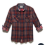 Morrisville LS Shirt - Wine/Navy
