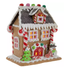 Light Up Gingerbread House With Snowman