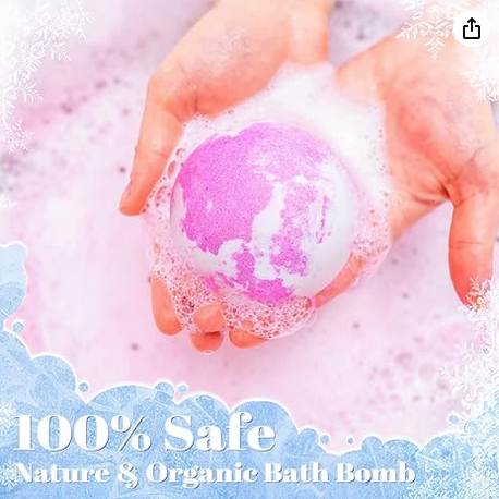 Frozen Bath Bombs with Surprise Inside