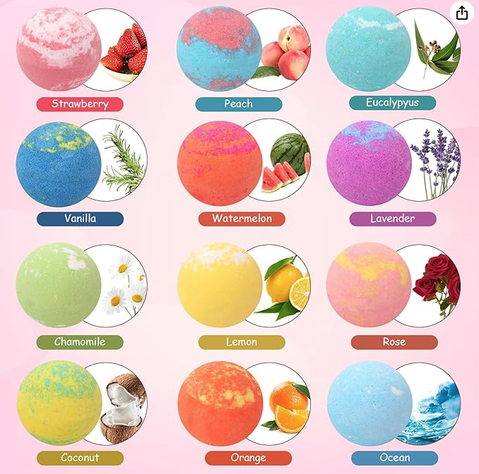 Princess Bath Bombs with Surprise Inside