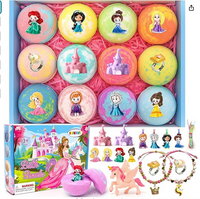 Princess Bath Bombs with Surprise Inside
